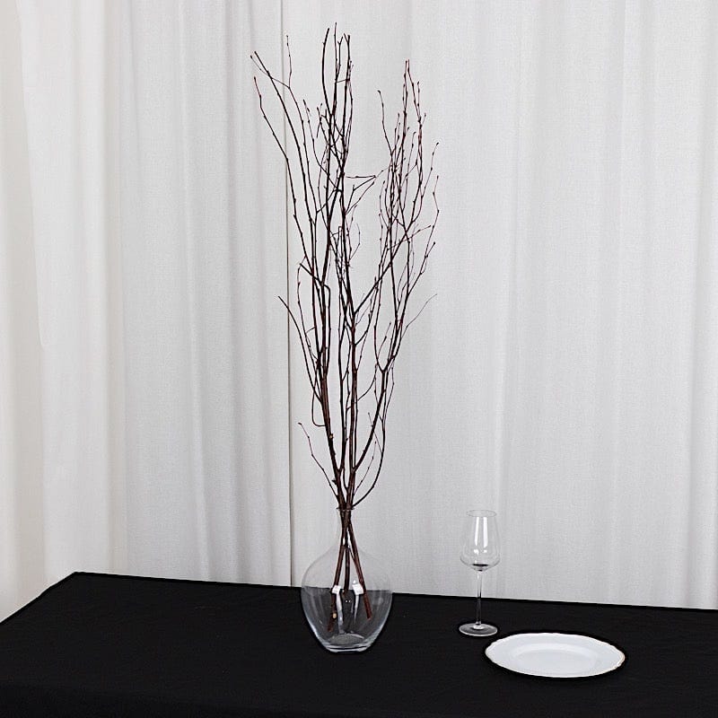 6 Decorative Birch Tree Branches - White