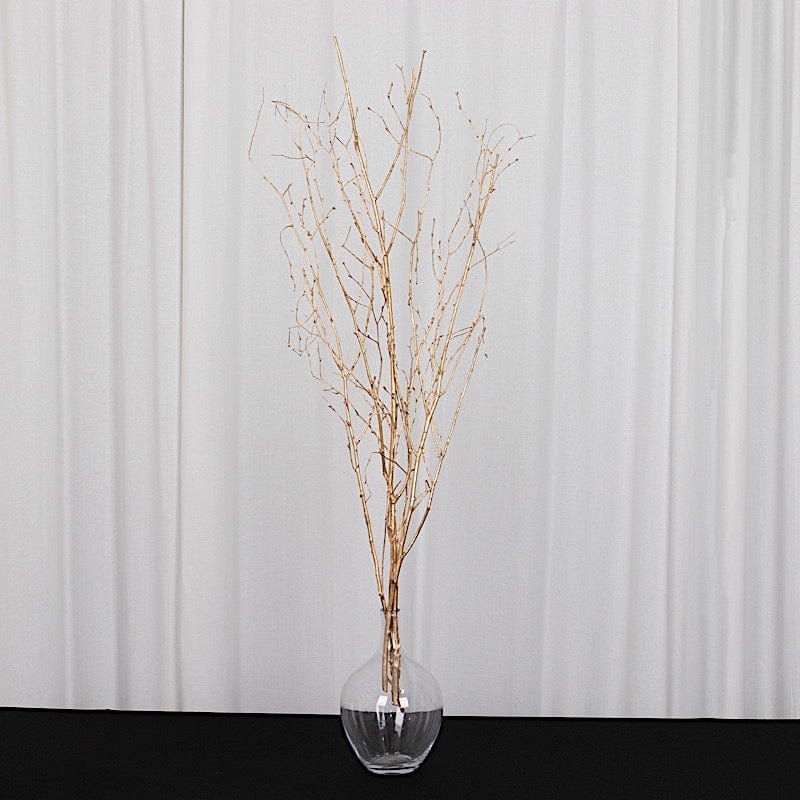 6 Decorative Birch Tree Branches - White