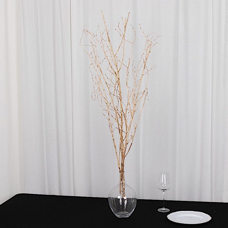 6 Decorative Birch Tree Branches - White