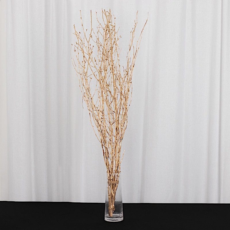 6 Decorative Birch Tree Branches - White