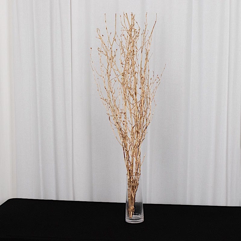 6 Decorative Birch Tree Branches - White