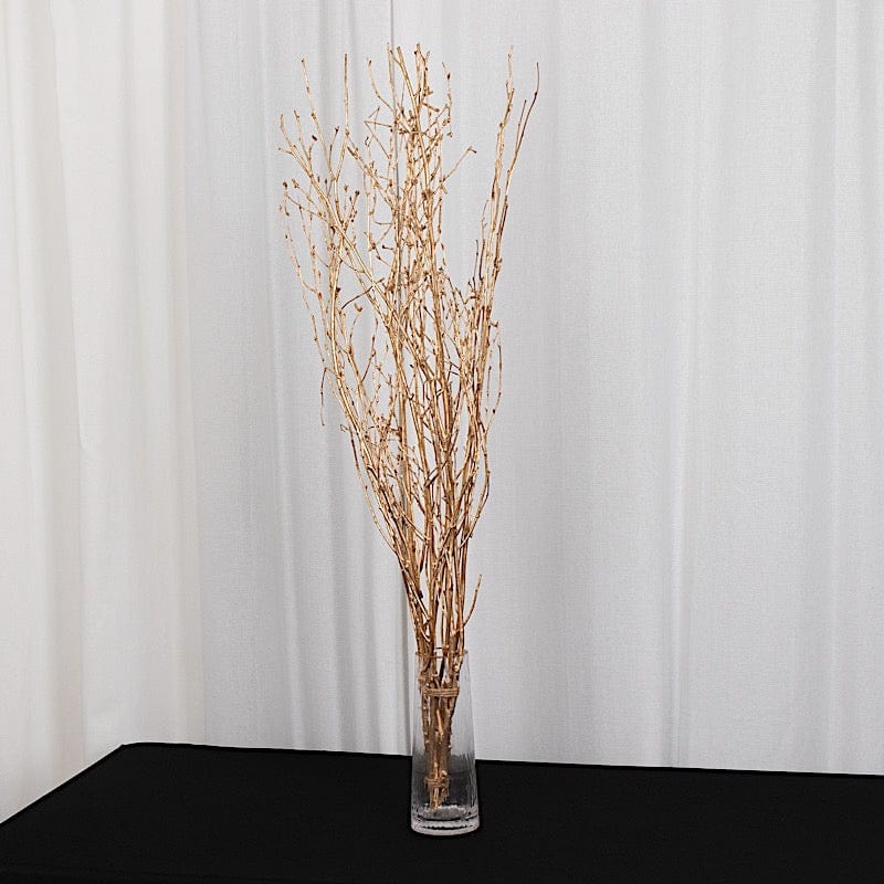 6 Decorative Birch Tree Branches - White