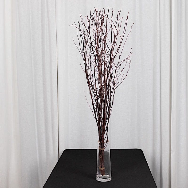 6 Decorative Birch Tree Branches - White