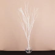 6 Decorative Birch Tree Branches - White