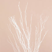 6 Decorative Birch Tree Branches - White