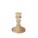 6 Diamond Design 4"  Reversible Glass Taper and Votive Candle Holders CAND_HOLD_TP001_4_GOLD