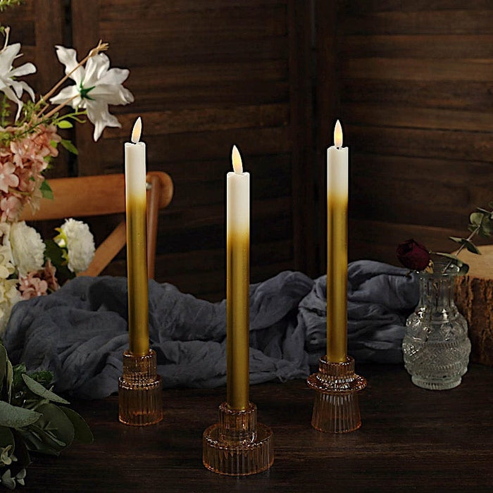 Gold Battery-Operated Candles