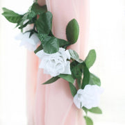 6 ft 3D Chain Silk Rose Garland