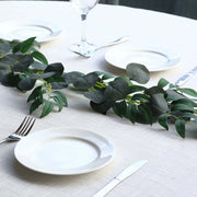 6 ft Artificial Eucalyptus Leaf Garland String Lights - Green LEDSTR_ARTI_011_GRN