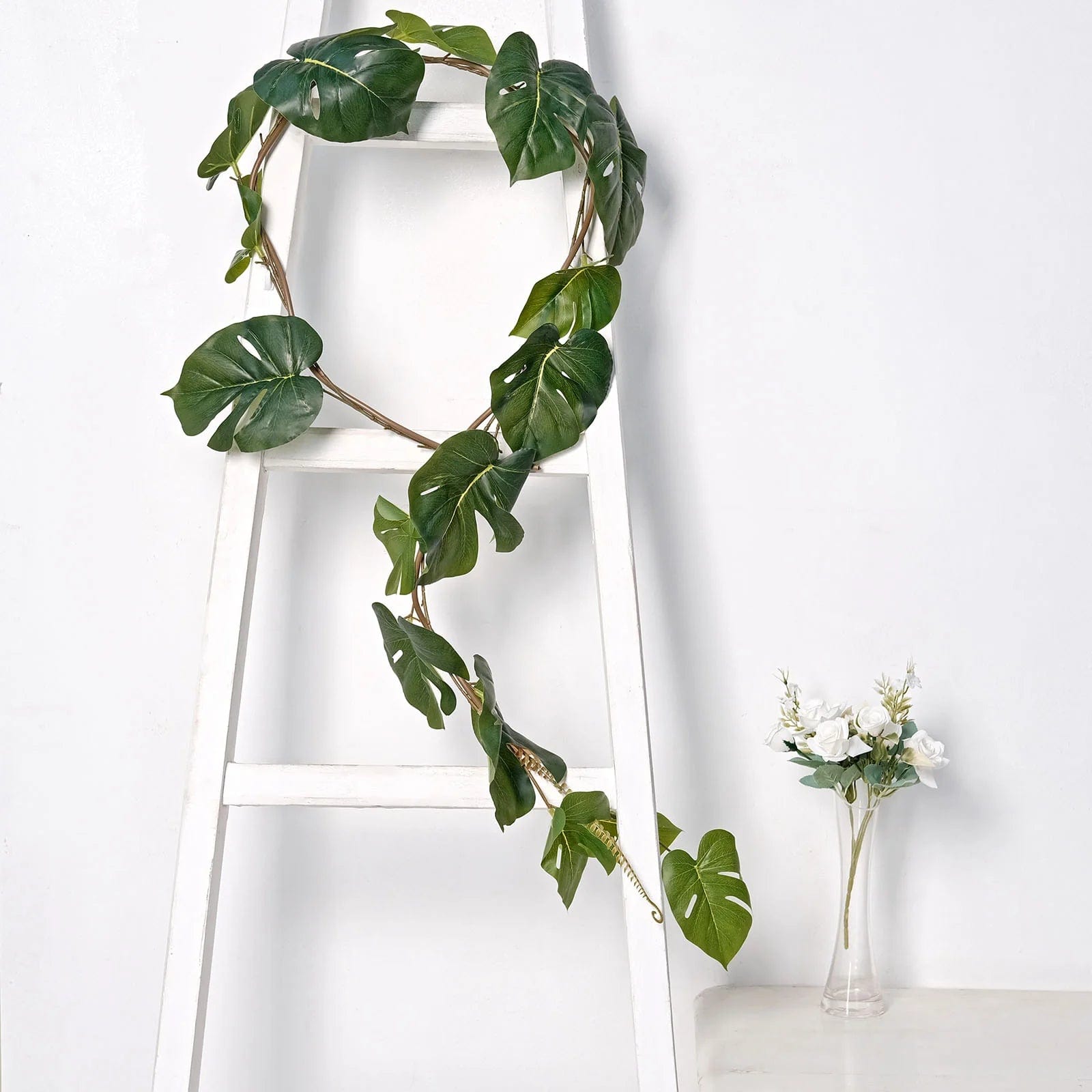 6 ft Artificial Monstera Leaf Garland Plant - Light Green ARTI_GLND_GRN018_A