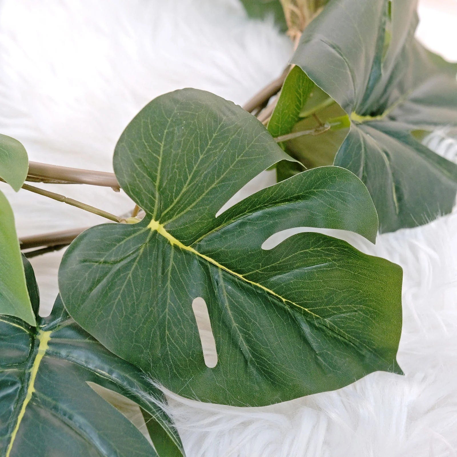 6 ft Artificial Monstera Leaf Garland Plant - Light Green ARTI_GLND_GRN018_A