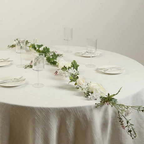6 ft Artificial Rose Peony Flower Garland