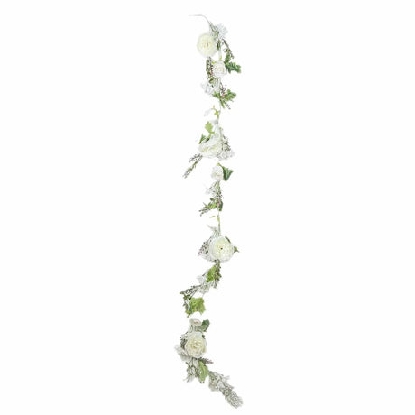 6 ft Artificial Rose Peony Flower Garland