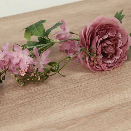 6 ft Artificial Rose Peony Flower Garland
