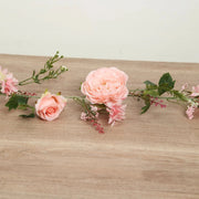 6 ft Artificial Rose Peony Flower Garland