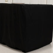 6 ft Fitted Premium Polyester Rectangle Tablecloth