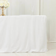 6 ft Fitted Scuba Polyester Rectangle Tablecloth