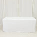 6 ft Fitted Scuba Polyester Rectangle Tablecloth
