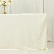 6 ft Fitted Scuba Polyester Rectangle Tablecloth
