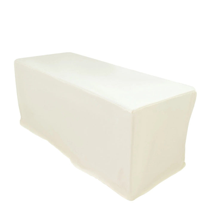6 ft Fitted Scuba Polyester Rectangle Tablecloth