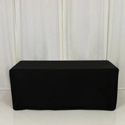 6 ft Fitted Scuba Polyester Rectangle Tablecloth