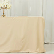 6 ft Fitted Scuba Polyester Rectangle Tablecloth