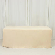 6 ft Fitted Scuba Polyester Rectangle Tablecloth