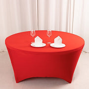 6 ft Fitted Spandex Round Tablecloth with Foot Pockets