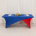 6 ft Fitted Spandex Tablecloth Cross Over Rectangular Table Cover
