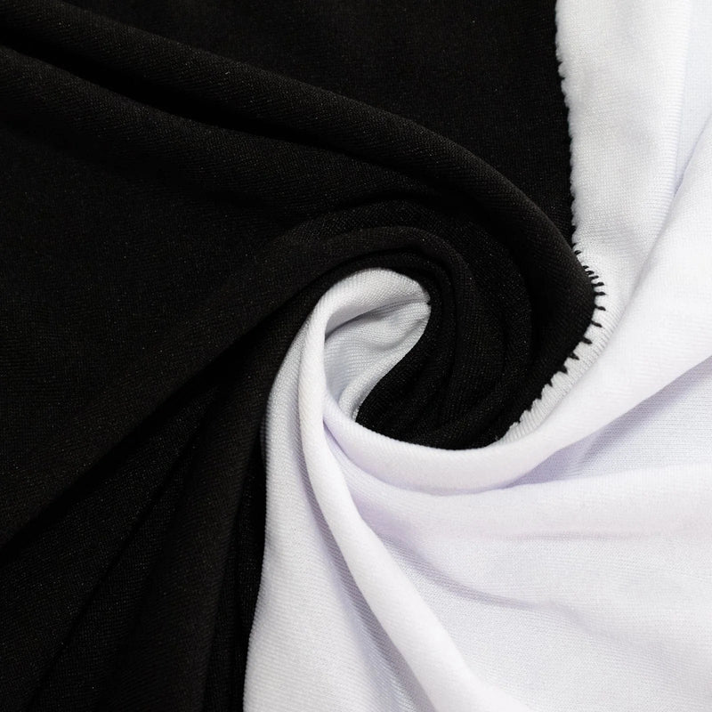 6 ft Fitted Spandex Tablecloth Cross Over Rectangular Table Cover