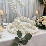 6 ft Foam Garland with 20 Pearls - White BKDP_DECOR_PRL_10CM_WHT