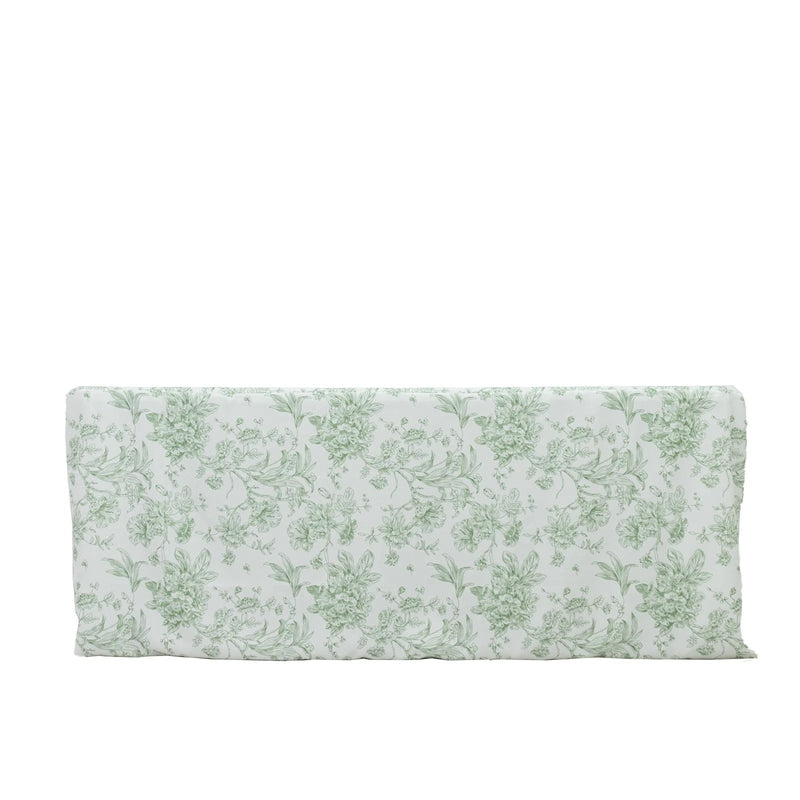 6 ft French Toile Fitted Polyester Rectangle Tablecloth TAB_FIT6_FLORFT_DSG