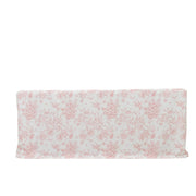 6 ft French Toile Fitted Polyester Rectangle Tablecloth TAB_FIT6_FLORFT_PINK