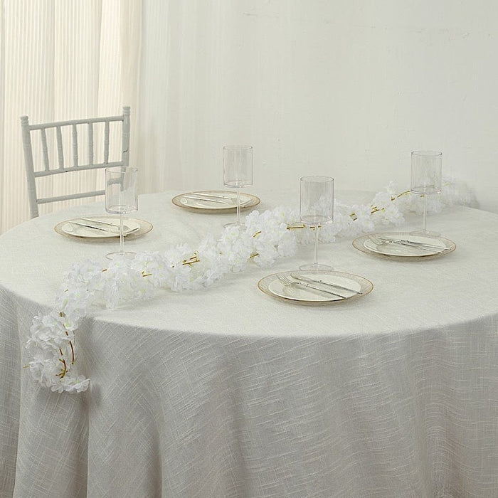 6 ft LED Artificial Cherry Blossom Garland Fairy Lights - Pink