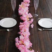 6 ft LED Artificial Cherry Blossom Garland Fairy Lights - Pink LEDSTR_ARTI_010_PINK