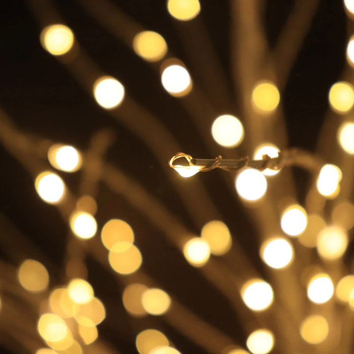 6 ft Lighted Birch Tree 350 LED Fairy Lights with Remote Timer - White LED_TREE04_6_WHT