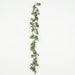 6 ft long Artificial Eucalyptus Foliage Garlands with Silk Roses - Frosted Green ARTI_GLND_GRN016_046080