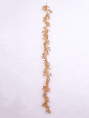 6 ft Metallic Artificial Boxwood Leaf Table Garland - Gold ARTI_METLIC26_GOLD