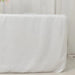 6 ft Open Back Fitted Polyester Rectangle Tablecloth