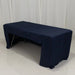 6 ft Open Back Fitted Polyester Rectangle Tablecloth