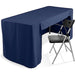 6 ft Open Back Fitted Polyester Rectangle Tablecloth