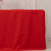 6 ft Open Back Fitted Polyester Rectangle Tablecloth