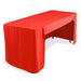 6 ft Open Back Fitted Polyester Rectangle Tablecloth TAB_FIT6_OPN_RED