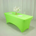 6 ft Rectangular Fitted Tablecloth Neon Spandex Table Cover TAB_REC_SPX6FT_NEON_APPL