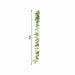 6 ft Rose Leaves Garland with Battery Operated LED Lights - Green LEDSTR_ARTI_GLND_GRN021