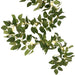 6 ft Rose Leaves Garland with Battery Operated LED Lights - Green LEDSTR_ARTI_GLND_GRN021
