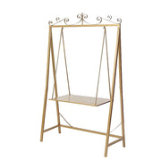6 ft Swing Metal Cake Stand Hanging Dessert Display Centerpiece - Gold CAKE_STND_SWING02_GOLD
