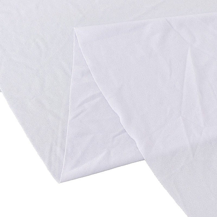 6 ft Wavy Spandex Fitted Round Tablecloth Table Skirt