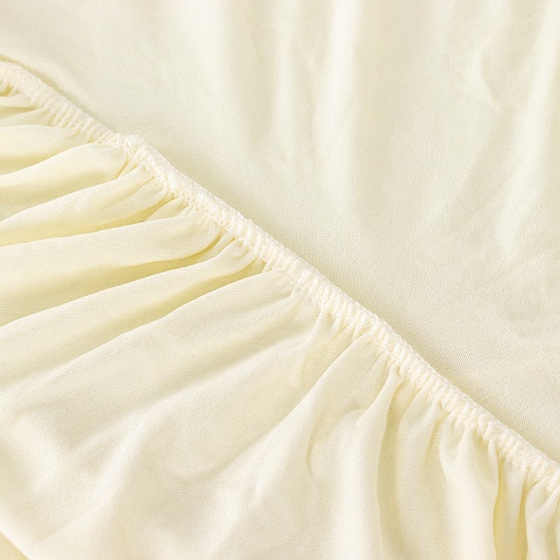 6 ft Wavy Spandex Fitted Round Tablecloth Table Skirt