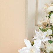 6 ft x 3 ft Matte Fitted Spandex Half Moon Wedding Arch Backdrop Stand Cover